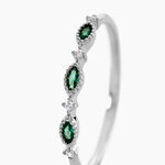 Bague Eva Argent Blanc Oxyde De Zirconium - Bagues avec pierre Femme | Histoire d&rsquo;Or