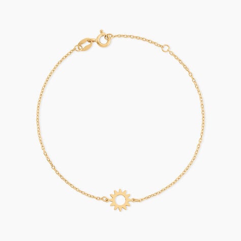 Bracelet Sunlight Argent Dor&eacute; A L'Or 750/1000 - Bracelets fantaisie Femme | Histoire d&rsquo;Or
