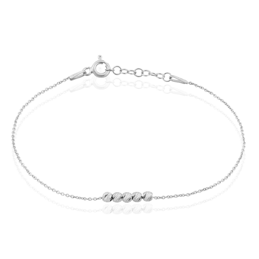 Bracelet Soukamba Argent Blanc - Bracelets Femme | Histoire d’Or