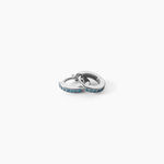 Creoles Rio Argent Blanc Oxydes De Zirconium - Boucles d'oreilles cr&eacute;oles Femme | Histoire d&rsquo;Or