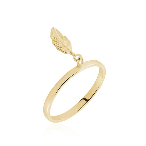 Bague Plaqué Or Jaune Libby - Bagues fantaisie Femme | Histoire d’Or