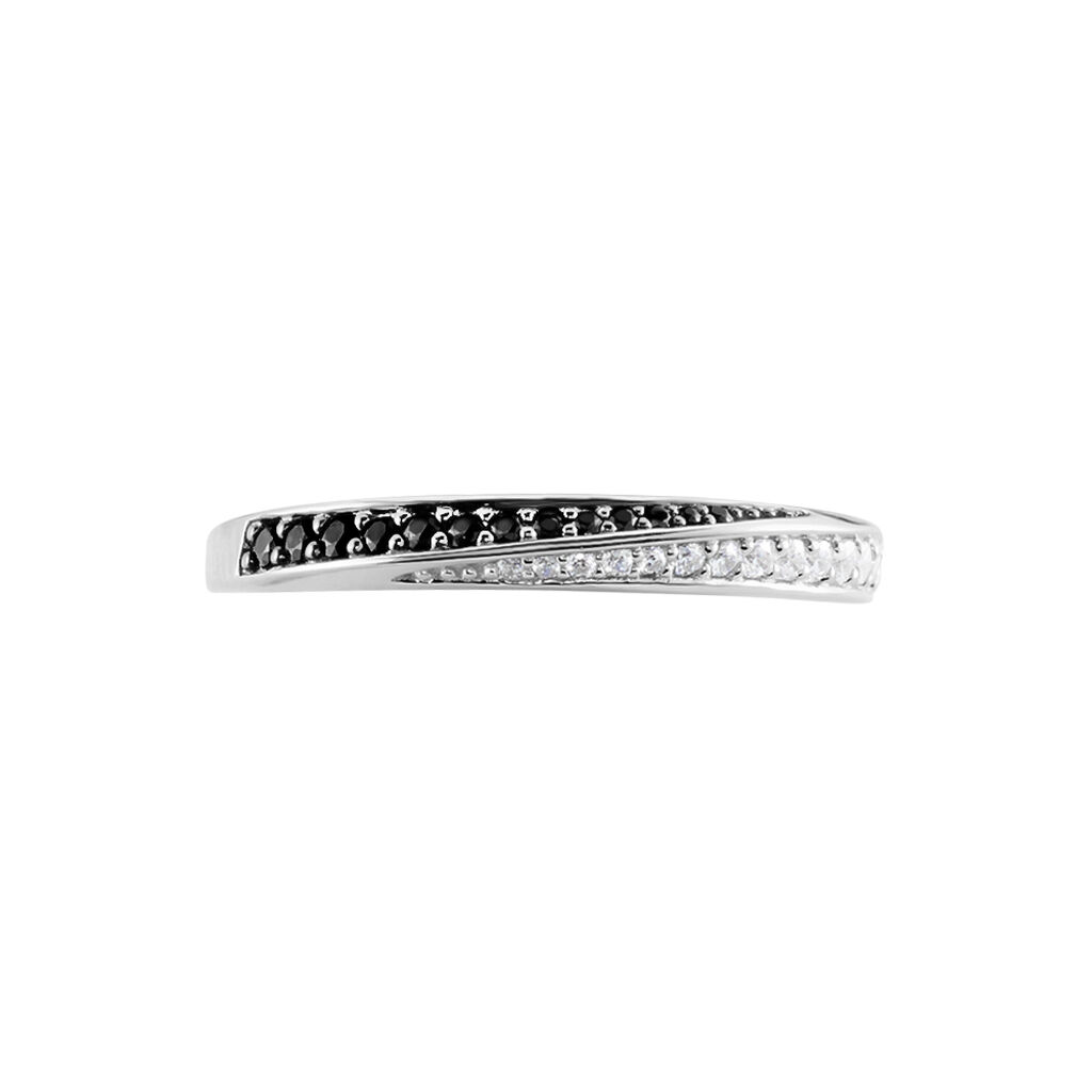 Bague Argent Blanc Agoston Oxydes De Zirconium - Bagues avec pierre Femme | Histoire d’Or