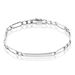 Bracelet Identité Vila Argent Blanc - Gourmettes Femme | Histoire d’Or