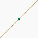 Bracelet Onora Or Jaune Emeraude - Bracelets Femme | Histoire d&rsquo;Or