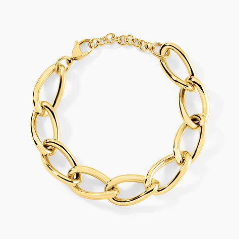 Bracelet Justinien Acier Doré - Bracelets Femme | Histoire d’Or