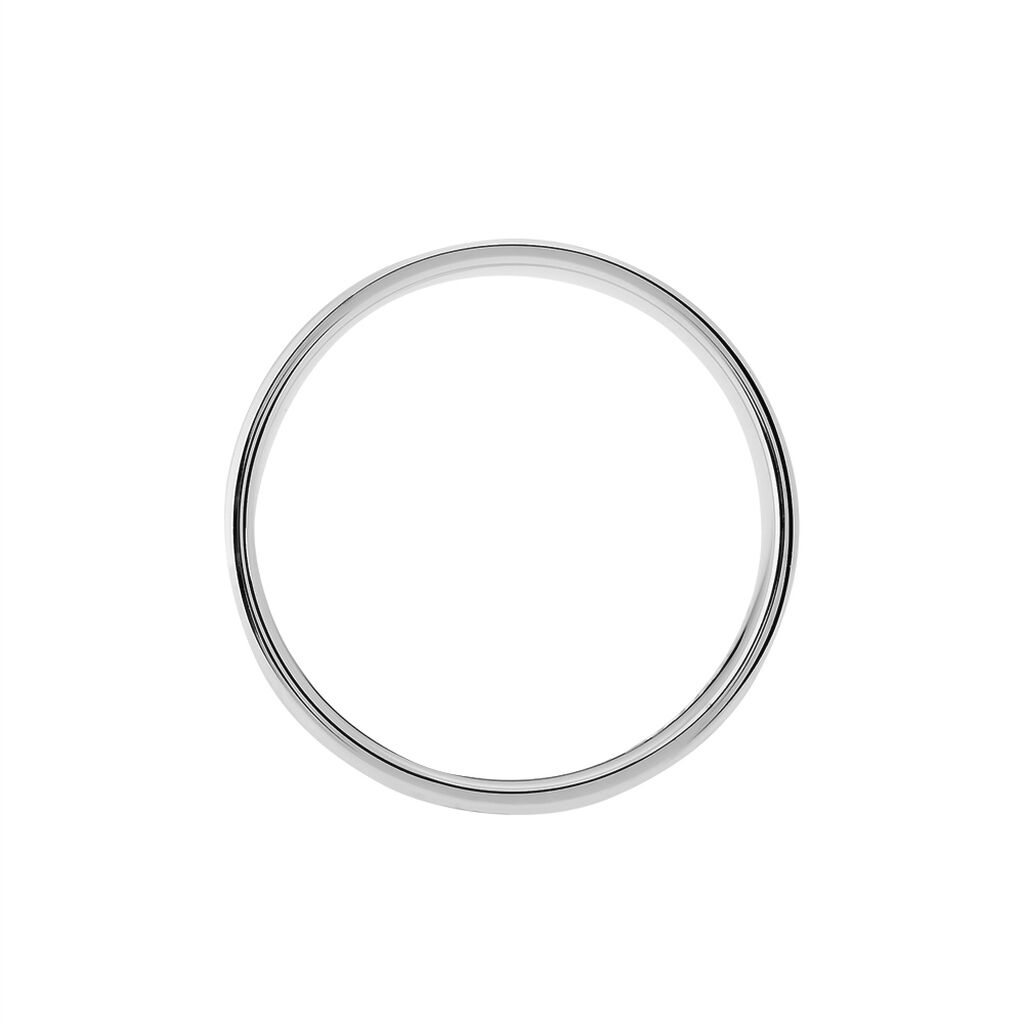 Alliance Miya Demi Jonc Classique Or Blanc - Alliances Unisex | Histoire d&rsquo;Or