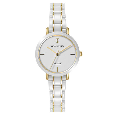 Montre Pierre Lannier Ceramic Blanc - Nouveautés Femme | Histoire d’Or