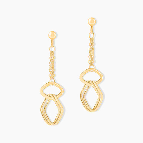 Boucles D'oreilles Pendantes Blinda Or Jaune - Boucles d'oreilles pendantes Femme | Histoire d&rsquo;Or