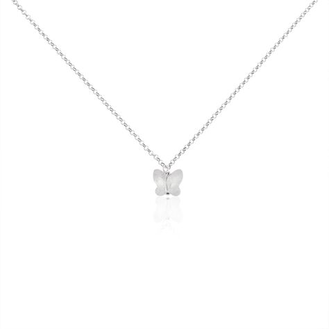 Collier Argent Blanc Patriki Cristal De Swarovski - Colliers fantaisie Femme | Histoire d’Or