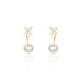Bijoux D'oreilles Norah Or Jaune Perle De Culture Et Oxyde - Ear cuffs Femme | Histoire d’Or