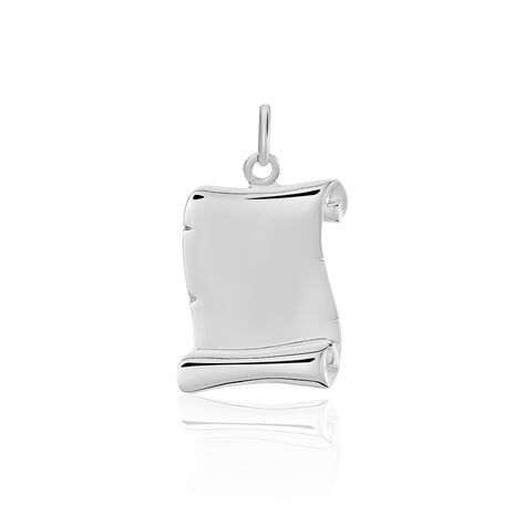 Pendentif Parchemin Argent Blanc - Pendentifs Homme | Histoire d’Or
