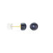 Boucles D'oreilles Puces Micaelle Teintees Or Jaune Perle De Culture - Clous d'oreilles Femme | Histoire d’Or