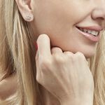 Boucles D'oreilles Puces Lehinaae Argent Blanc - Boucles d'oreilles fantaisie Femme | Histoire d&rsquo;Or