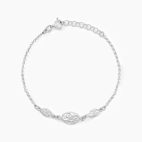 Bracelet Mahee Argent Blanc - Bracelets Femme | Histoire d&rsquo;Or