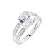 Solitaire Amri Or Blanc Oxyde - Bagues solitaires Femme | Histoire d’Or