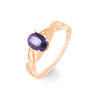Bague Candice Or Rose Amethyste