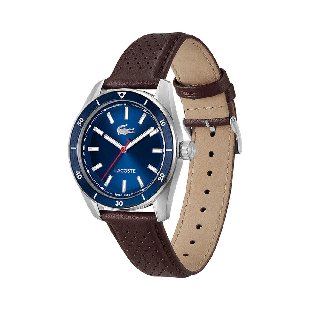 Montre Lacoste Boston Bleu - F&ecirc;te des p&egrave;res Homme | Histoire d&rsquo;Or