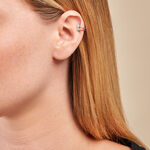 Bague D'oreille Unitaire Navette Argent Blanc Oxyde De Zirconium - Boucles d'oreilles fantaisie Femme | Histoire d&rsquo;Or