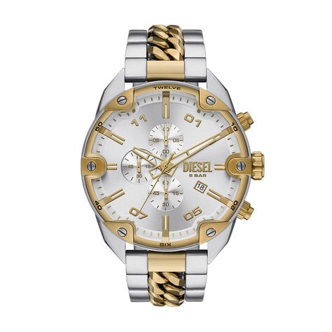 Montre Diesel Spiked Argent&eacute; - Montres Homme | Histoire d&rsquo;Or