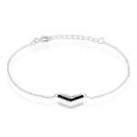 Bracelet Irina Argent Blanc Oxyde De Zirconium - Bracelets Femme | Histoire d&rsquo;Or