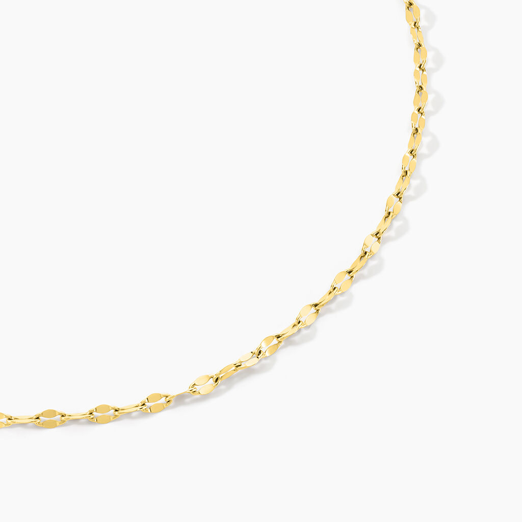 Collier Mauricette Acier Jaune - Colliers fantaisie Femme | Histoire d&rsquo;Or