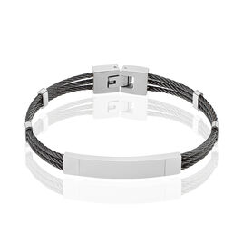 Bracelet Raphael Acier Blanc - Bracelets fantaisie Homme | Histoire d’Or