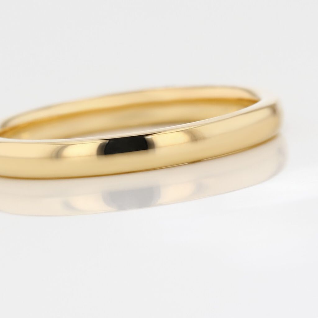 Alliance Sirona Demi Jonc Confort Or Blanc - Alliances Femme | Histoire d’Or