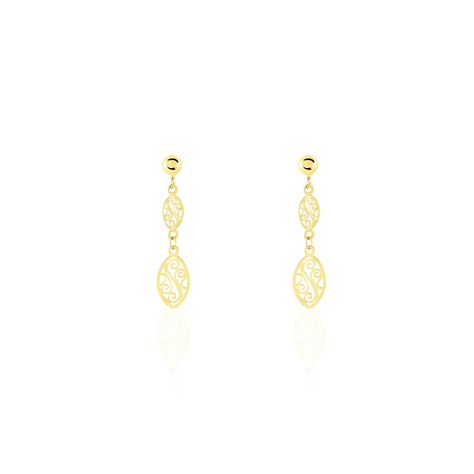 Boucles D'oreilles Pendantes Artemisia Or Jaune - Boucles d'oreilles pendantes Femme | Histoire d’Or