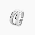 Bague Alysea Acier Blanc - Bagues fantaisie Femme | Histoire d&rsquo;Or