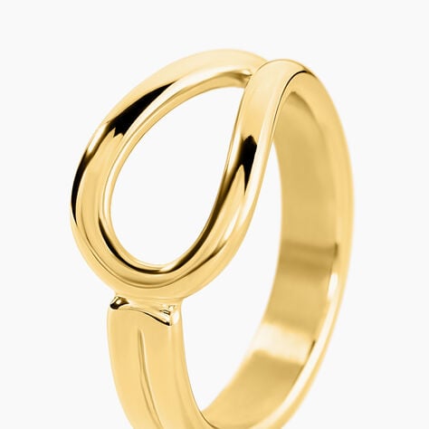 Bague Origin Acier Jaune - Bagues fantaisie Femme | Histoire d’Or