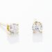 Boucles D'oreilles Puces Aphrodite Or Jaune Diamant - Clous d'oreilles Famille | Histoire d’Or