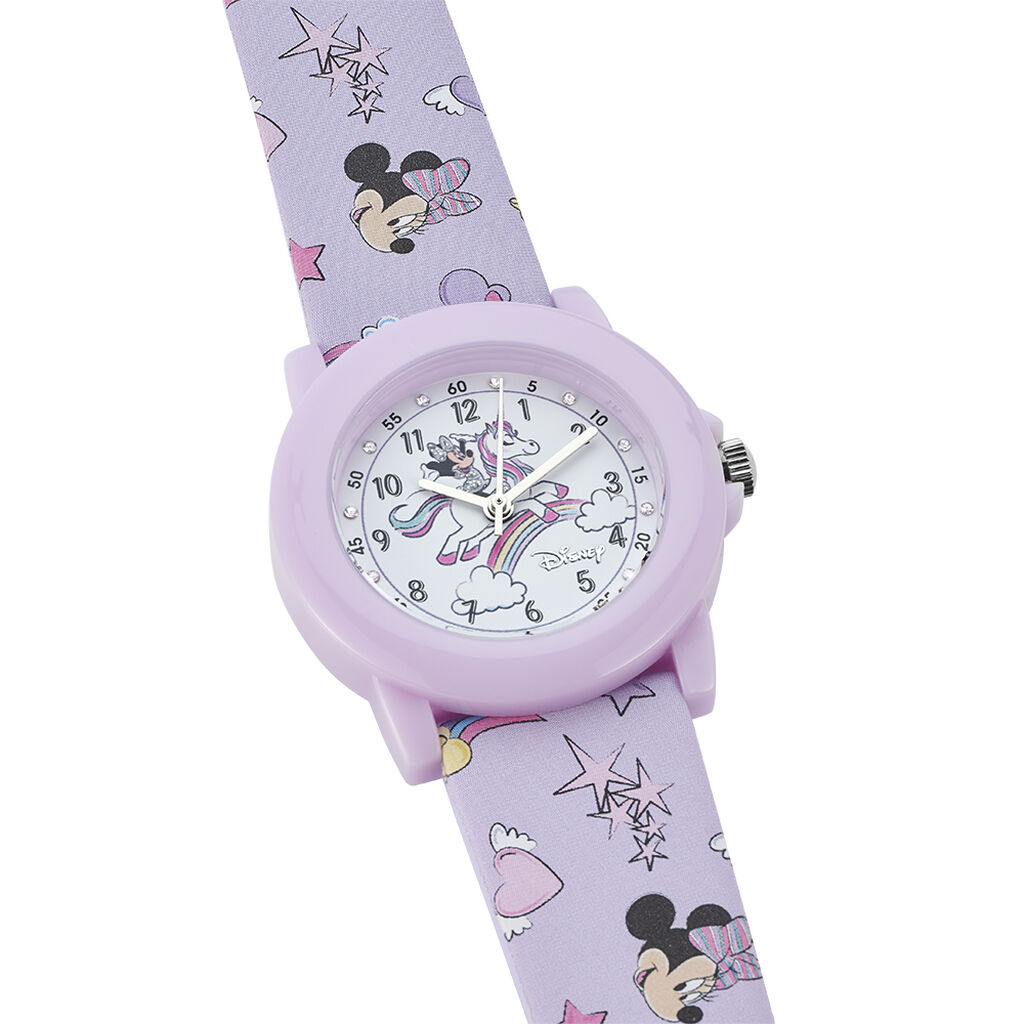 Montre Disney Minnie Blanc - Montres Enfant | Histoire d’Or