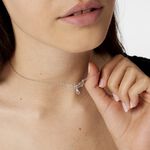 Collier Sevinc Argent Blanc - Colliers fantaisie Femme | Histoire d&rsquo;Or