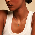 Collier Elowen Argent Blanc Pierre De Synthese - Colliers fantaisie Femme | Histoire d&rsquo;Or