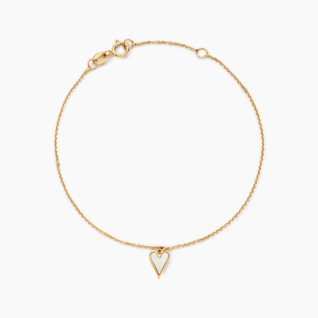 Bracelet Romancya Or Jaune Nacre - Bracelets Femme | Histoire d’Or