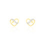 Boucles D'oreilles Puces Juliane Or Jaune Diamant