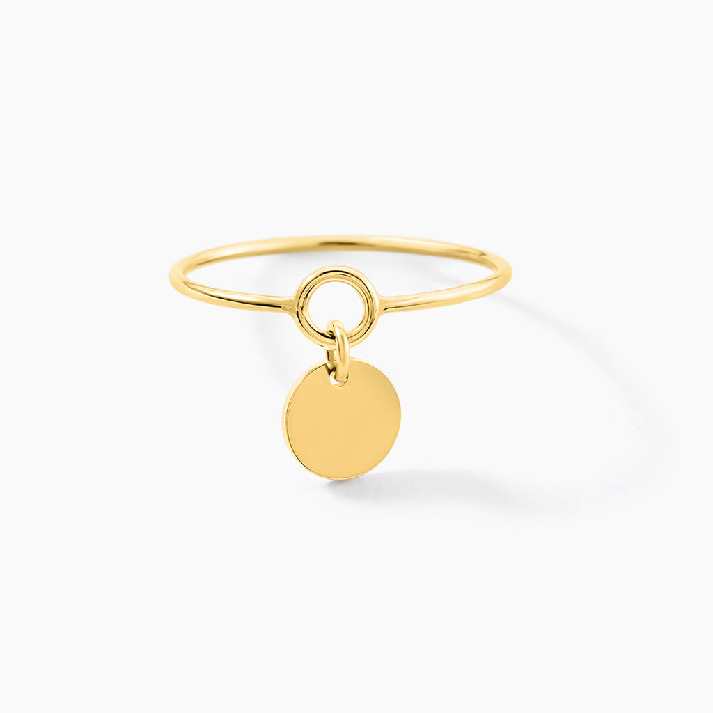 Bague Finesse Acier Jaune - Bagues fantaisie Femme | Histoire d&rsquo;Or