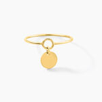 Bague Finesse Acier Jaune - Bagues fantaisie Femme | Histoire d&rsquo;Or