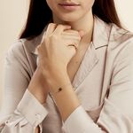 Bracelet Evren Argent Blanc Pierre De Synthese - Bracelets Femme | Histoire d&rsquo;Or