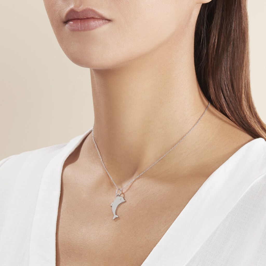 Pendentif Eudore Argent Blanc - Pendentifs Famille | Histoire d’Or