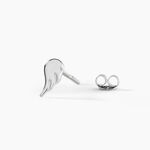 Boucles D'oreilles Puces Kayli Argent Blanc - Boucles d'oreilles fantaisie Femme | Histoire d&rsquo;Or