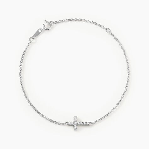 Bracelet Carlie Argent Blanc Oxyde De Zirconium - Bracelets Femme | Histoire d’Or
