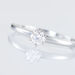Bague Solitaire Natalia Or Blanc Diamant - Bagues solitaires Femme | Histoire d’Or