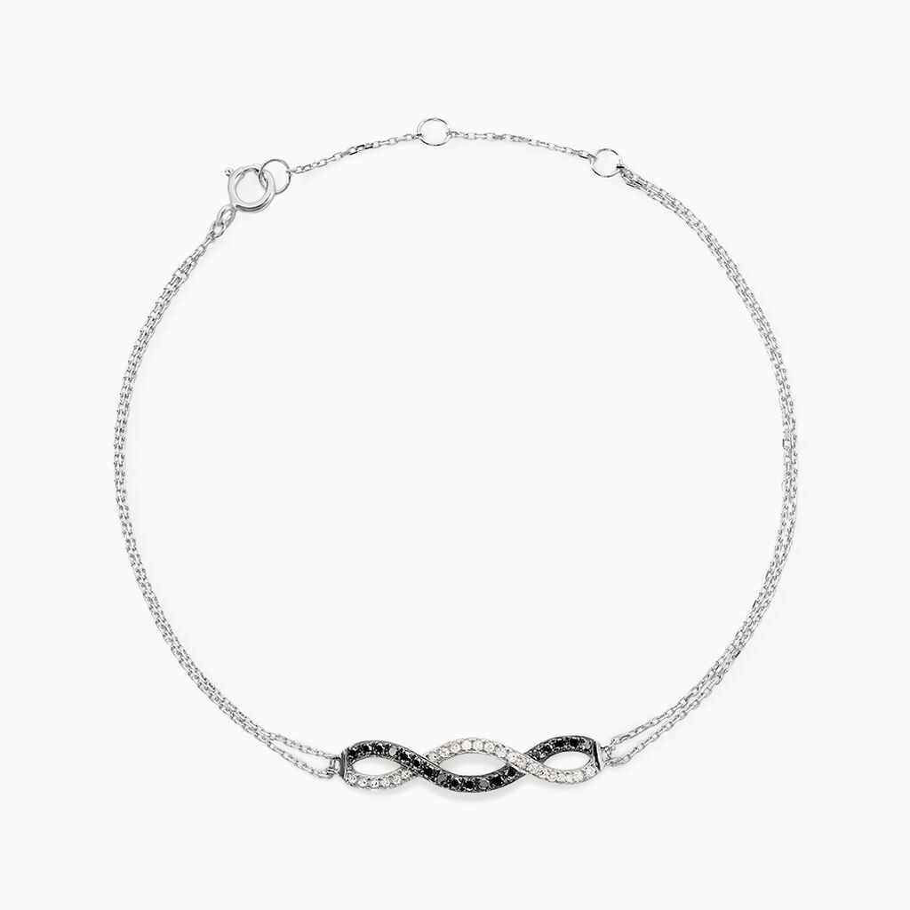 Bracelet Lilybeth Or Blanc Diamant