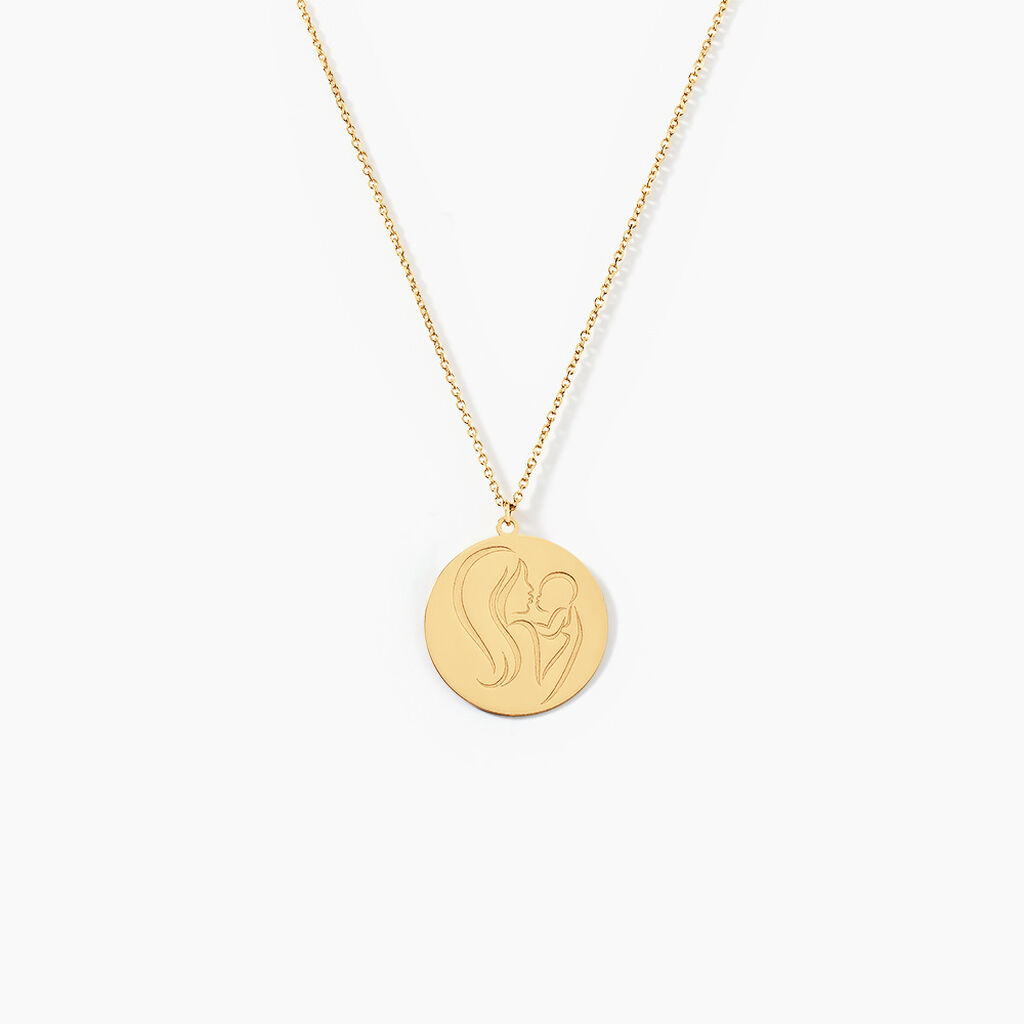Collier Cobeia Maille Forcat Or Jaune - Cadeaux de naissance Femme | Histoire d’Or