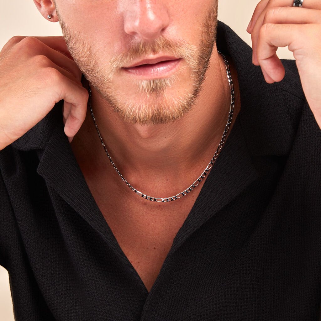 Chaine Vivian Argent Blanc - Chaines Homme | Histoire d’Or
