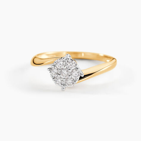 Bague Solitaire Lysia Or Jaune Diamant - Bagues solitaires Femme | Histoire d&rsquo;Or