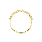 Bague Jahzeel Or Jaune Oxyde De Zirconium - Bagues avec pierre Femme | Histoire d&rsquo;Or