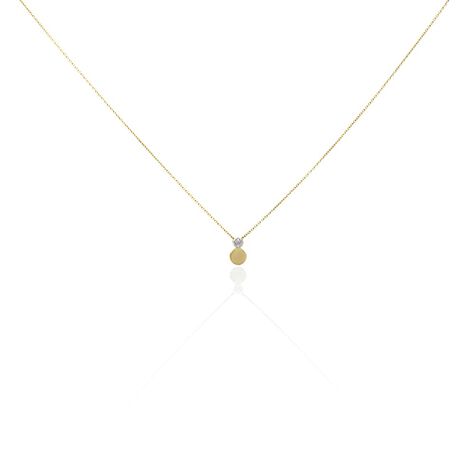 Collier Or Jaune Abihu Diamants - Colliers Femme | Histoire d&rsquo;Or