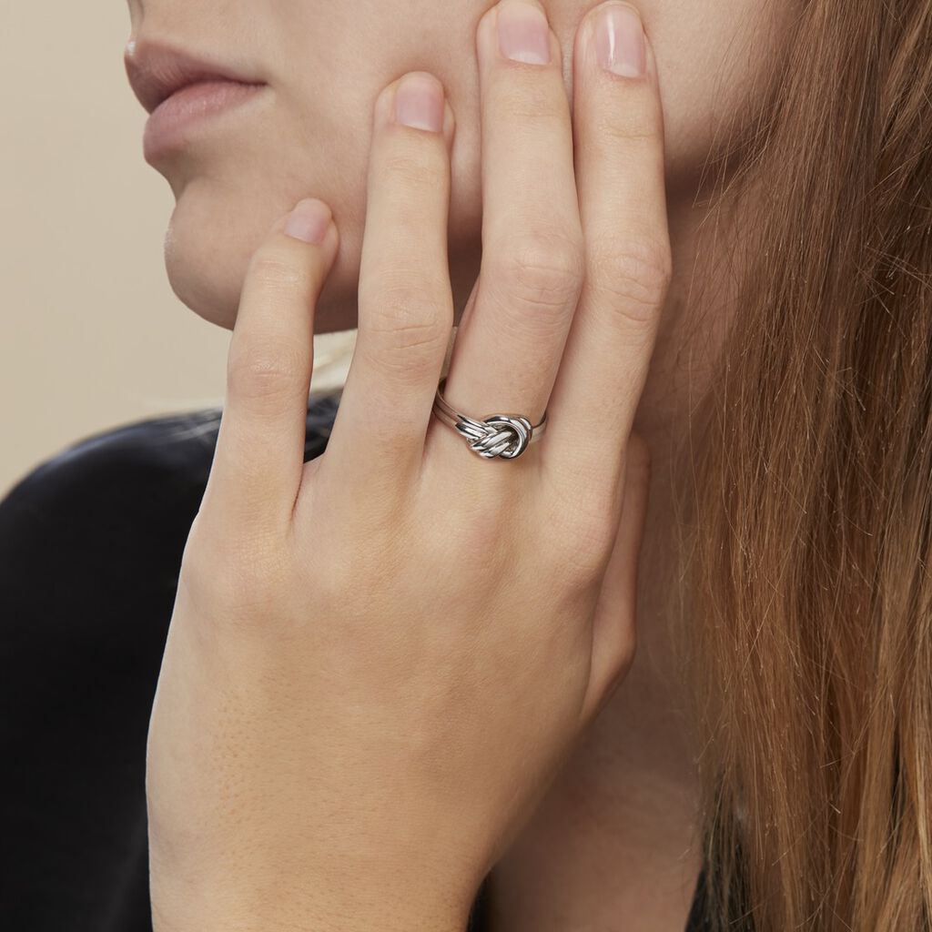 Bague Seasaidh Argent Blanc - Bagues fantaisie Femme | Histoire d’Or